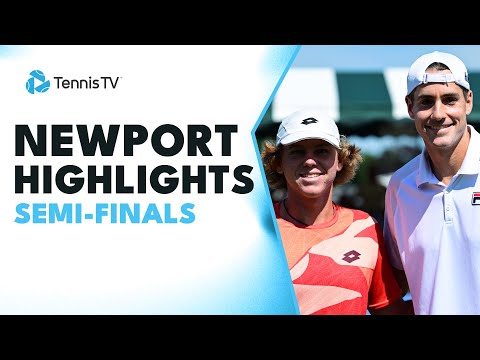 Mannarino Takes On Humbert; Isner and Michelsen Square-Off | Newport 2023 HIghlights Day 6