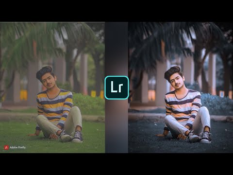 Lightroom grey blue and orange colour effect photo editing || Lightroom background colour change