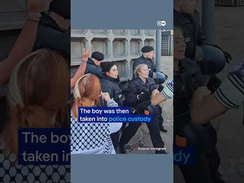 Outcry over German police detaining child at pro-Palestine protest | DW News