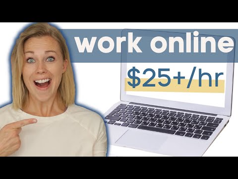 6 Work From Home Job That Pay Well ($25+ an hour)