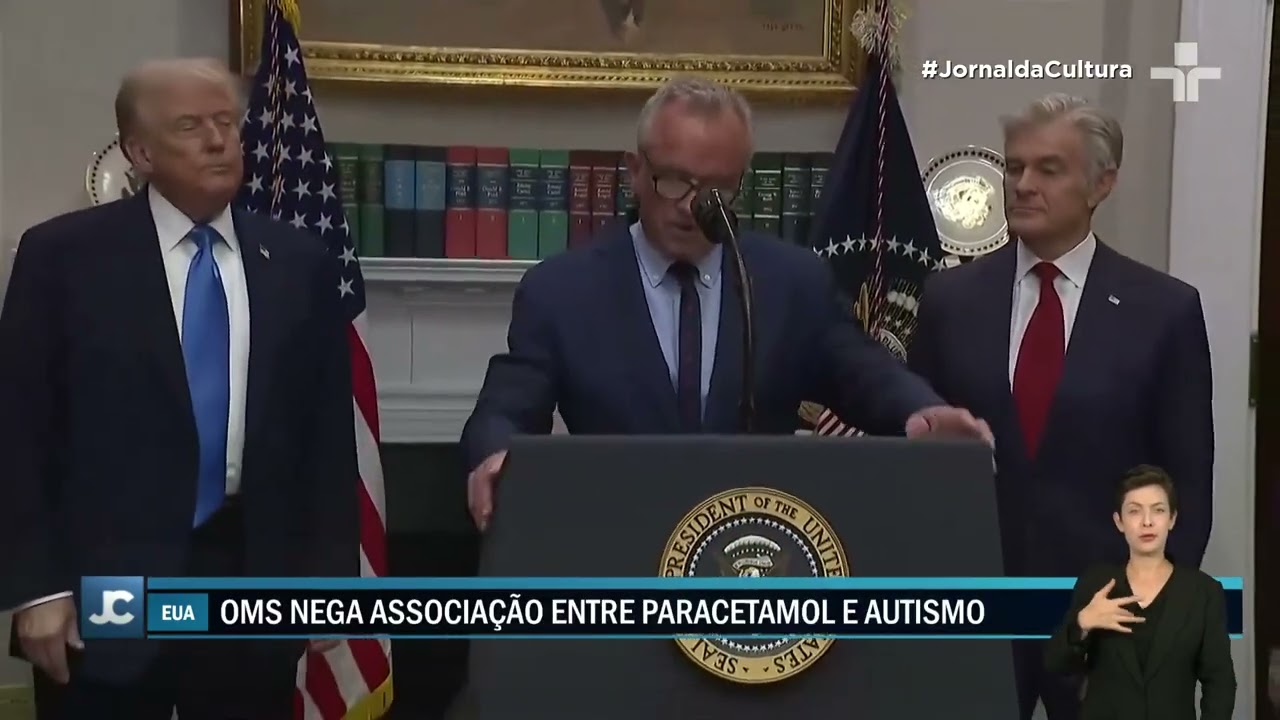 OMS e Ministério da Saúde desmentem fala de Trump que associou uso do paracetamol ao autismo
