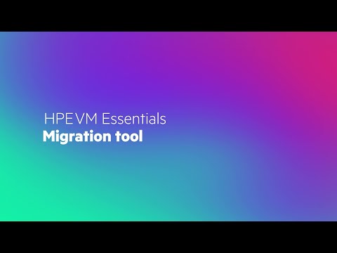 VM Essentials Migration Tool