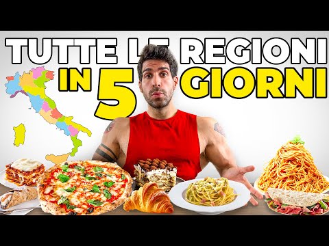 MANGIO IN PIU REGIONI ITALIANE POSSIBILI IN 5 GIORNI