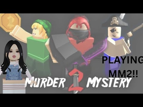 Playing MM2 #MM2 #Roblox #video #fyp #funny #blow up #herowin #murdwin