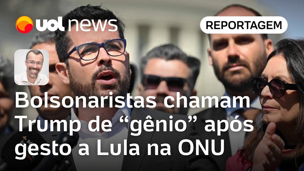 Eduardo Bolsonaro e Paulo Figueiredo elogiam aceno de Trump a Lula na ONU Gênio | Jamil Chade