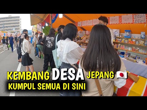 CEWE DESA JEPANG NGUMPUL JADI SATU DI TEMPAT INI || NONTON KARNAVAL DI JEPANG