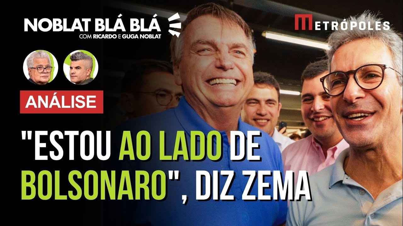 O VÍDEO de Zema em defesa de Bolsonaro, a opinião sobre taxa de Trump e a confusão sobre 2026