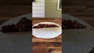 5 Layer Burrito maybe 7 Layer 😂 #griddle #cooking #burrito