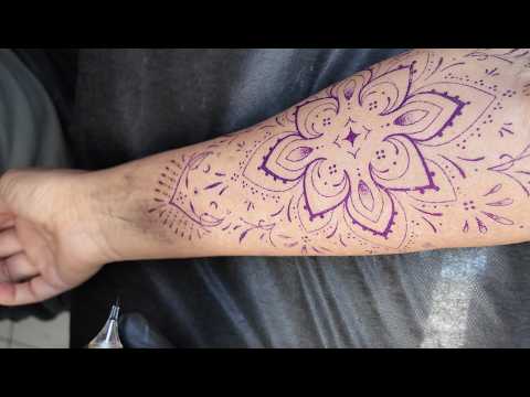 FINELINE MANDALA TATTOO