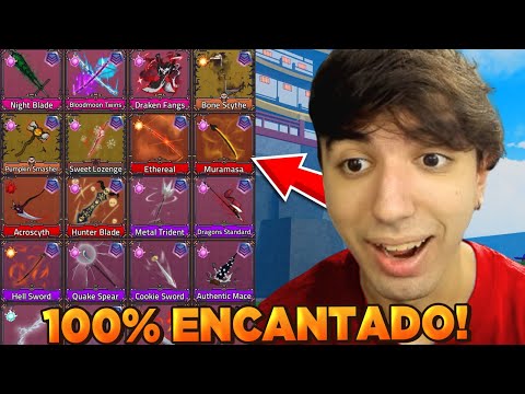 ENCANTEI TODAS ESPADAS DO KING LEGACY!