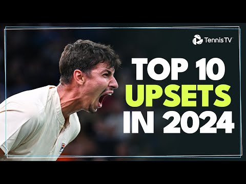 Top 10 BIGGEST Upsets Of The 2024 ATP Season!