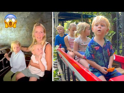 ANGST iN DE GROT & GEVAARLiJKE TREiNRiT VOOR LUCiUS! 😱 (Kanchanaburi)| Bellinga Vlog #3261