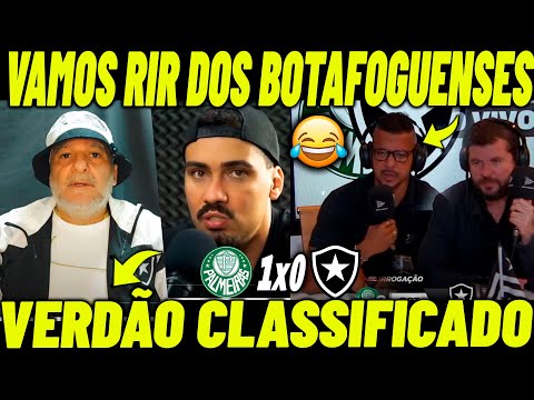 VAMOS RIR! REAÇÕES BOTAFOGUENSES! VERDÃO ESTÁ CLASSIFICADO PARA AS QUARTAS DE FINAL!