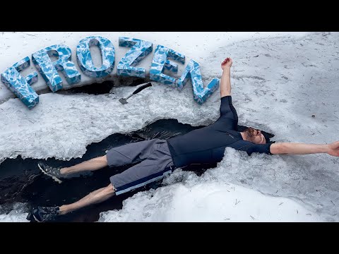 Camping on the Frozen River |Buz tutmuş derede kamp yapmak