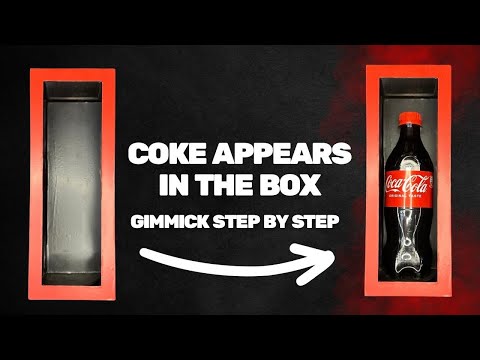 COKE APPEARS IN THE BOX 🪄 Gimmick Step by Step