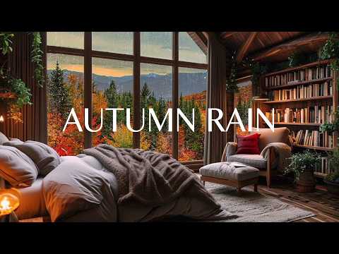 Autumn Rain Sounds for Sleeping & Studying | Soothing Nature Sounds (3 Hours)