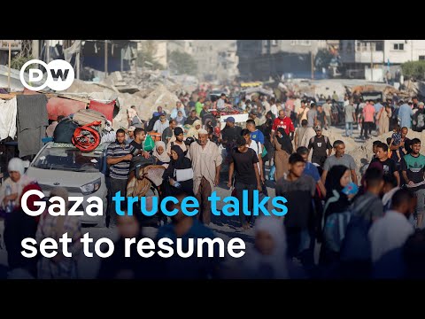 Israel agrees to resume Gaza truce talks | DW News