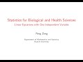 Understanding Linear Equations and Costs