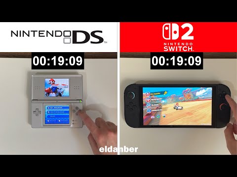 NINTENDO DS vs SWITCH 2 | Graphics and Loading Times - Comparison