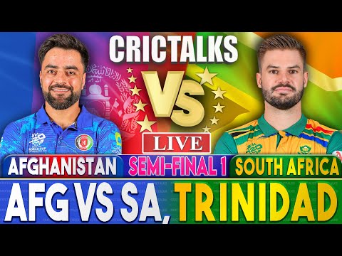 Live: AFG Vs SA, Trinidad | Live Scores & Commentary | Afghanistan vs South Africa | T20 World Cup