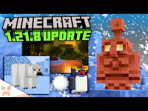 NEW MINECRAFT UPDATE – GOLEM DELAY, VIBRANT VISUALS FIXES, & COLD BIOME REVAMP?!