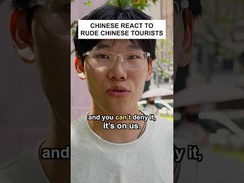 Chinese React to Rude Chinese Tourists #shorts