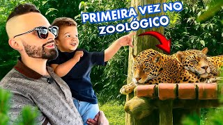 ELE NÃO ACREDITOU NOS ANIMAIS DE VERDADE! (Vlog no Zoológico)