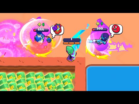 1 HP, 9999 IQ SURVIVES vs NOOB HYPERCHARGES 🤡 Brawl Stars 2025 Funny Moments & Fails & Wins ep.1633