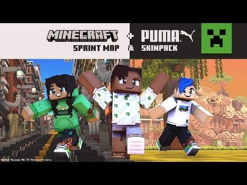 PUMA x Minecraft – Race through the new DLC!