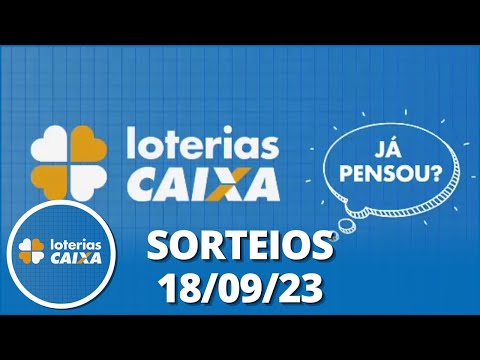 Loterias CAIXA: Quina, Super Sete, Dupla Sena e mais 18/09/2023