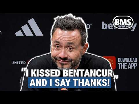 DE ZERBI: “I KISSED BENTANCUR AND I SAY THANKS!” 😘 Man Utd 1-1 Tottenham ⚽ Premier League