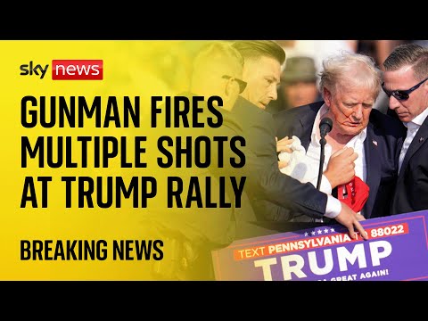 BREAKING: 'Gunman and audience member dead' - after gunshots fired at Donald Trump rally