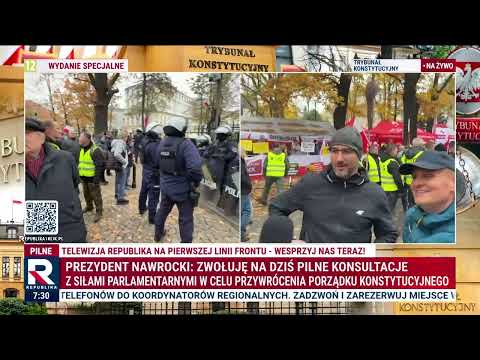 Polacy jadą na protest w obronie TK, a ich autokary są zatrzymywane i poddawane „kontrolom”