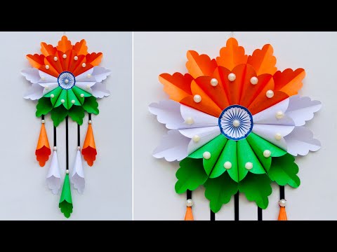 Republic Day Wallhanging Craft // Tricolor wall decoration ideas // 26th January special craft