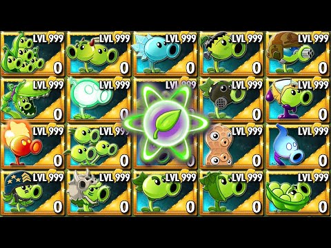 All PEA Plants Vs Team Frozen Zombies - Who Will WIn? - PVz 2 Plant vs Plant