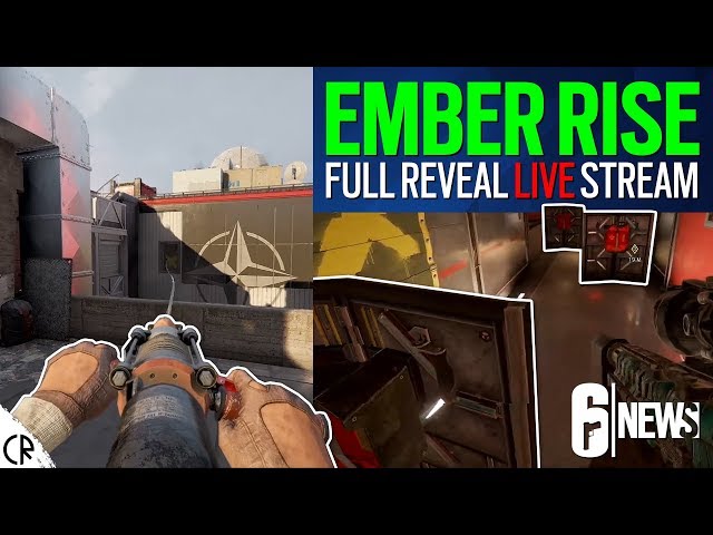 Full Reveal Live! New Ops Goyo & Amaru - Canal Rework - Ember Rise - 6News Live - Rainbow Six Siege