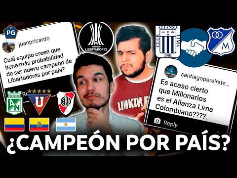 ¿ALIANZA LIMA=MILLONARIOS?🔥¿PROXIMOS CAMPEONES de COPA LIBERTADORES por PAÍS?🏆🔥