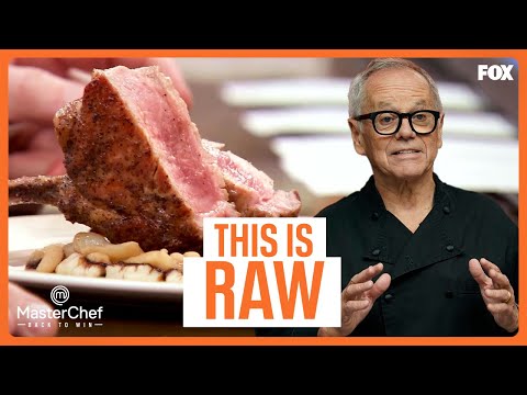 A RAW Veal Chop Is Served To Wolfgang Puck Pt. 1 | Season 12 Ep. 17 | MASTERCHEF