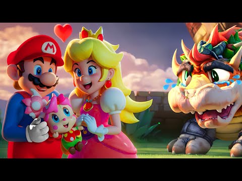 Mario's New Family - Love Story of Mario & Peach - Mario in Brookhaven 🏡RP