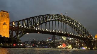 The different views of Sydney Harbour Bridge at night #australia #travel