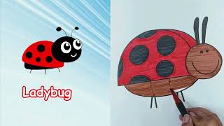 Color & Learn Insects | Insects Name for Toddlers | Fun & Educational video for kids