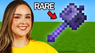I Found Minecrafts Rarest Items