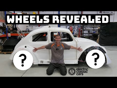 Tesla powered race car - New wheels revealed