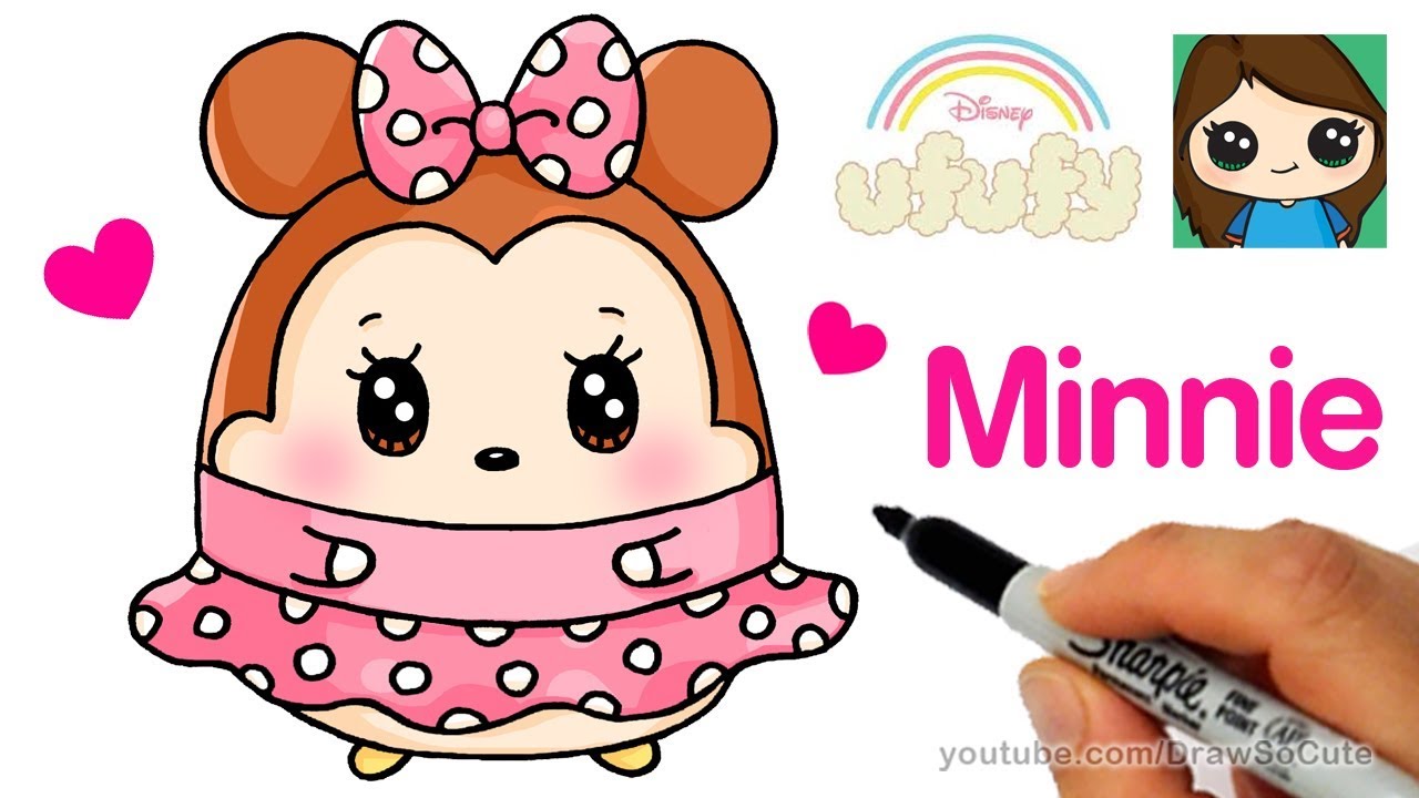 How to Draw Minnie Mouse Easy Disney Ufufy