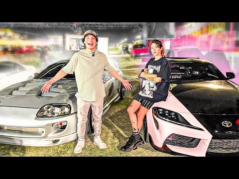 LLEGAMOS AL AUTÓDROMO CON EL SUPRA MK4 Y MK5 DE JENY Y SE ARMÓ UN DESMADRE!! - Yair17