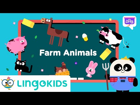 Learn About Farm Animals 🐄🐓 | Vocabulary for Kids | Lingokids