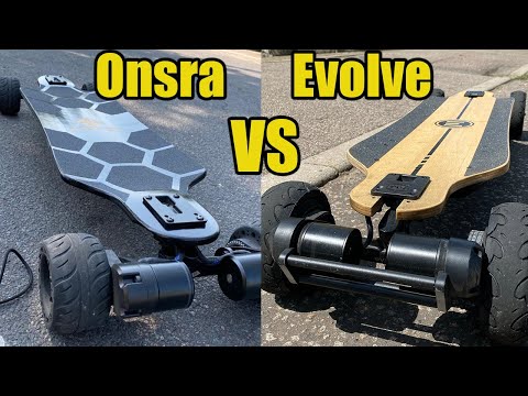 Onsra Black Carve vs Evolve GTR Bamboo - Average Eskate Review Podcast S2 Ep.5