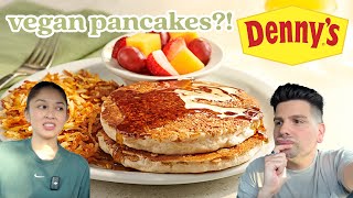 Denny's Now Serves Vegan Pancakes?! 🤯 🥞 (Taste Test)