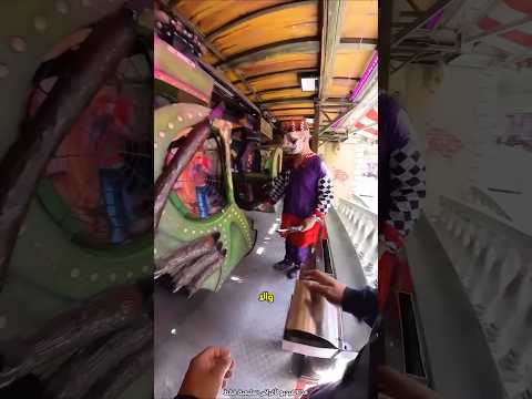 قرر تجربة أرجوحة الرعب 😮 #shorts
