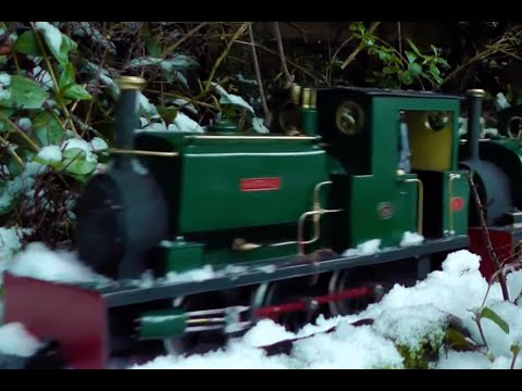 English Peckforton Light Railway garden railway | Engelse 'Peckforton Light' tuin modelspoorbaan